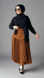 Peplum Pleats Skirt