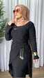 Asymmetric Lycra Top