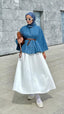 Julia Denim Poncho