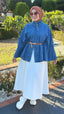 Julia Denim Poncho