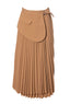 Peplum Pleats Skirt