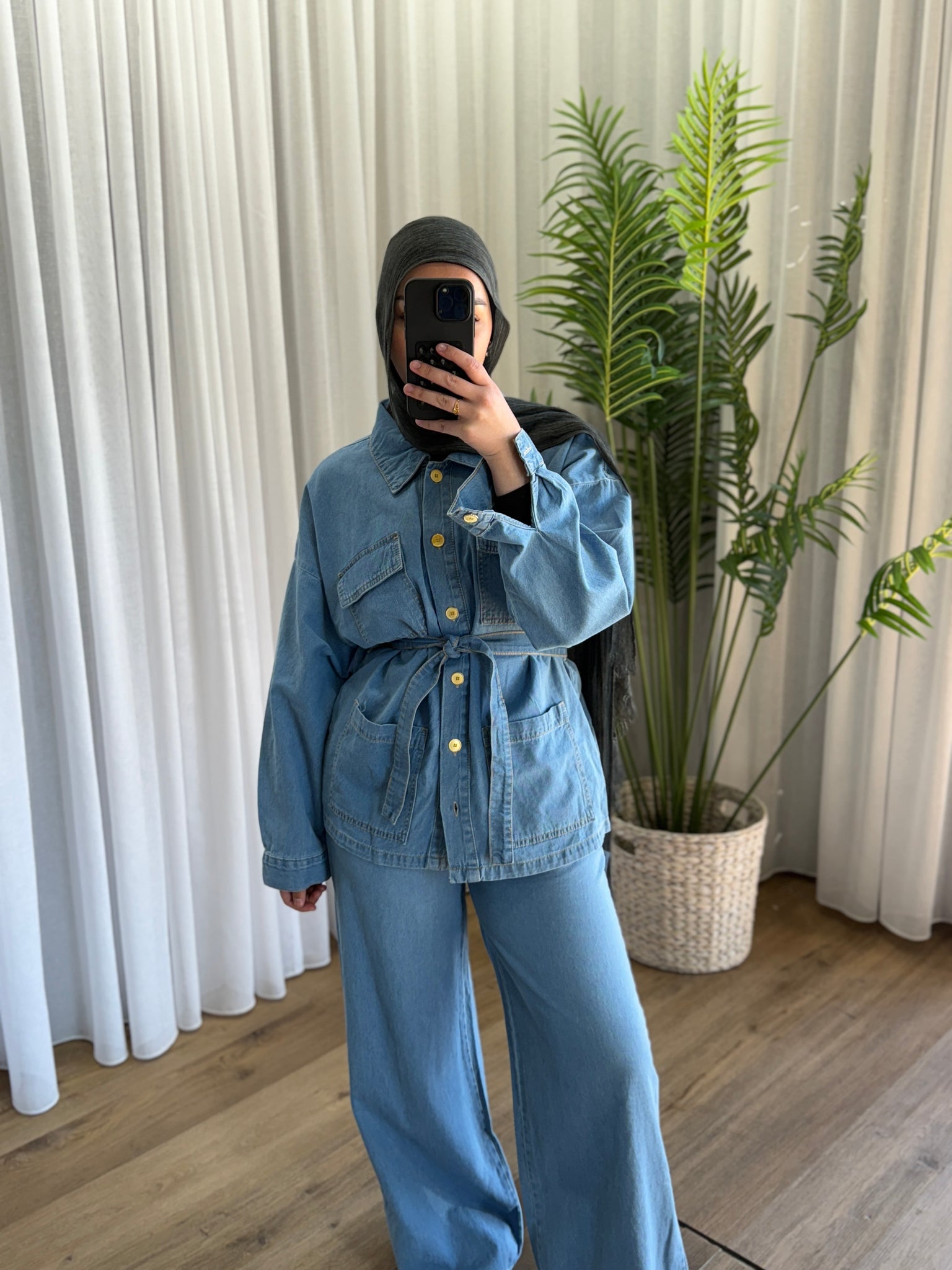 Stacey Denim Top