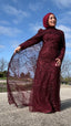SEQUENCE CAPE DRESS