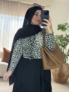 Leopard Chanel Top