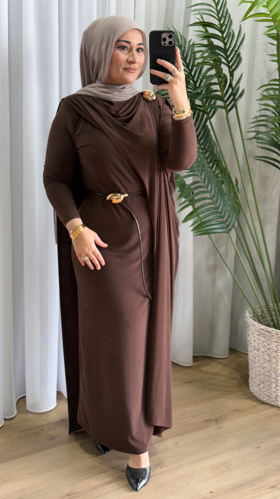 Brooch Lycra Dress