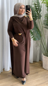 Brooch Lycra Dress
