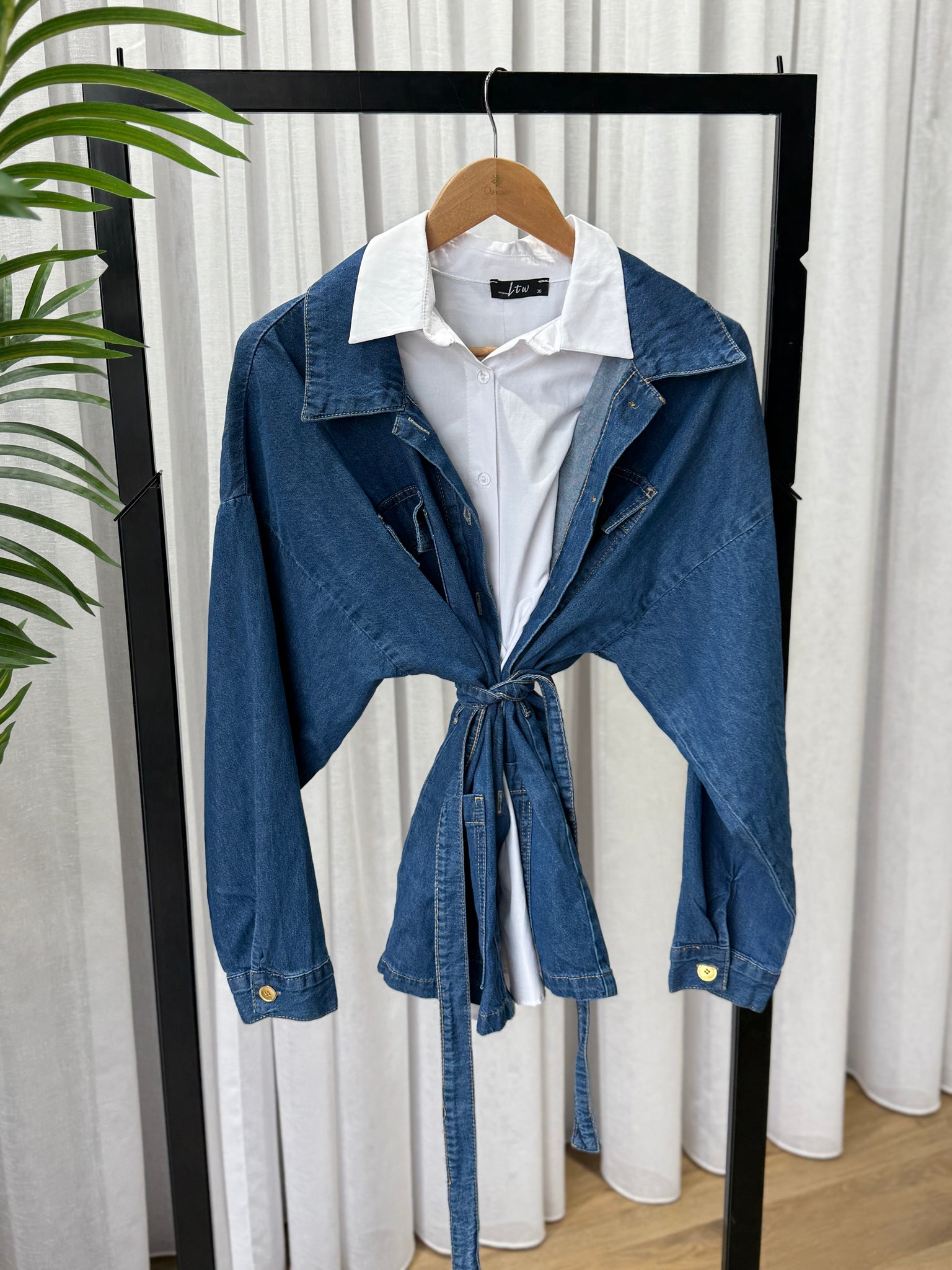 Stacey Denim Top