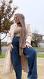 BUTTON JEANS