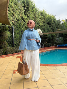 Julia Denim Poncho