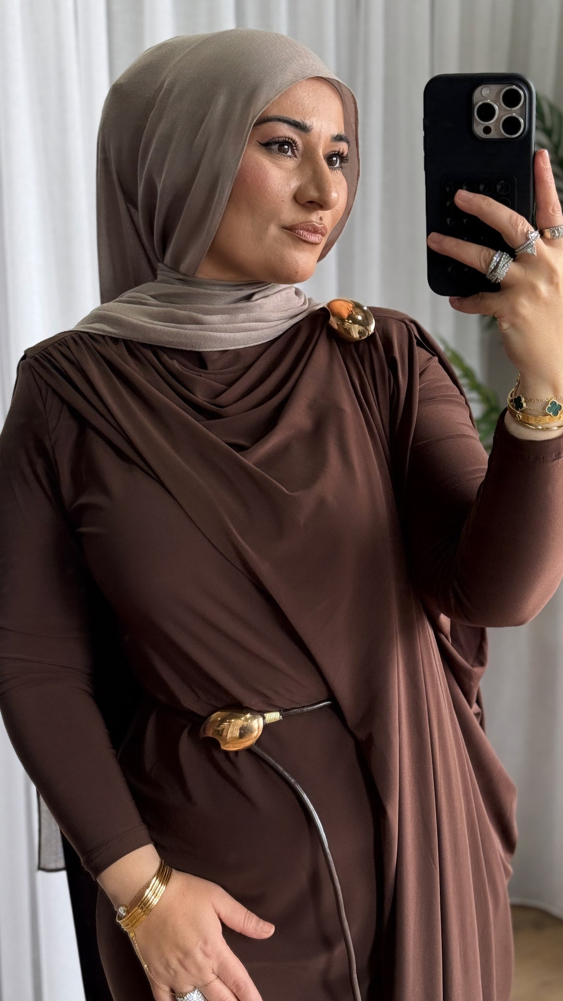 Brooch Lycra Dress