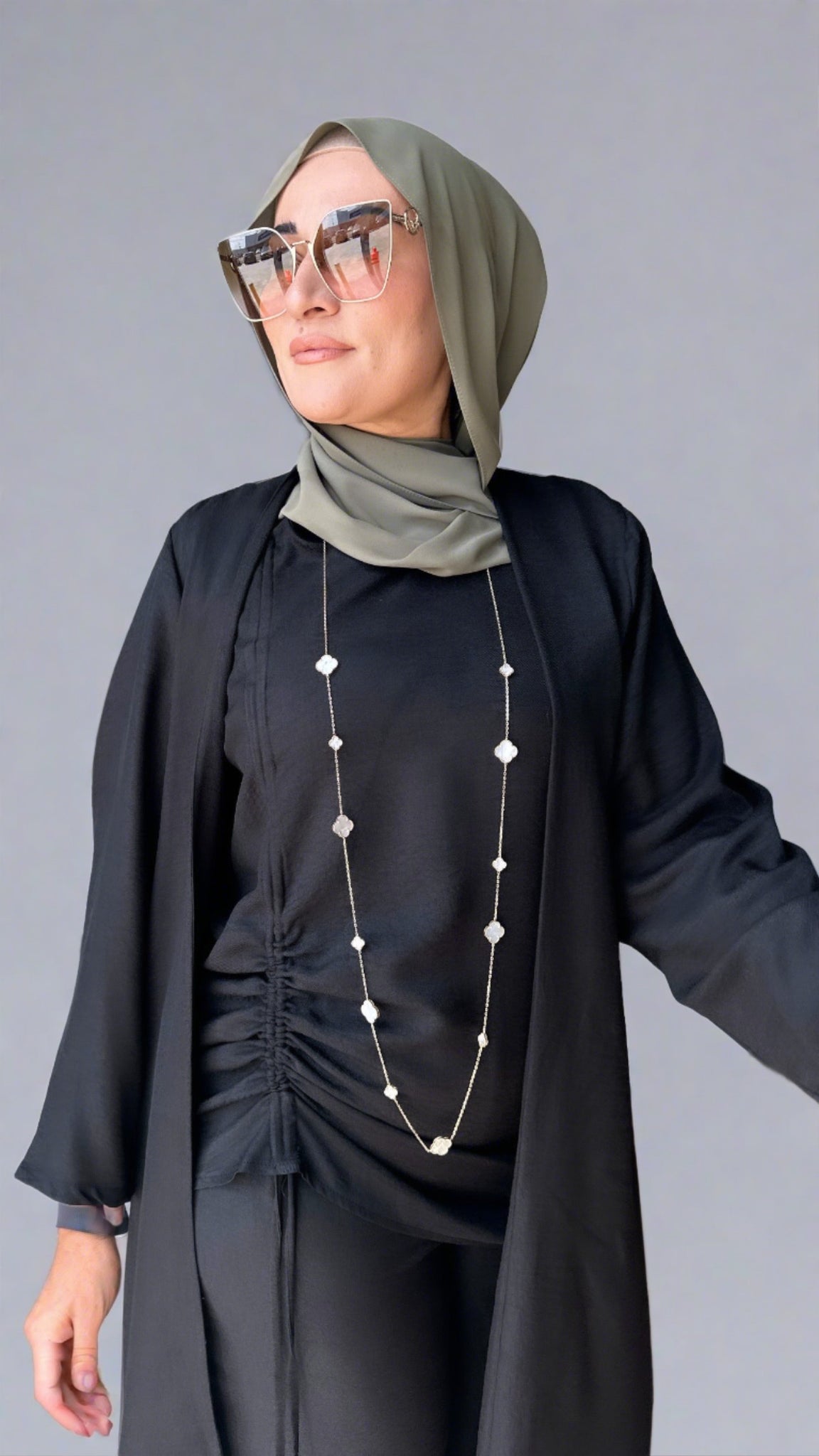 Sunduz Cardi Set