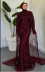 SEQUENCE CAPE DRESS