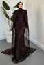 SEQUENCE CAPE DRESS