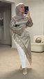 SATIN LACE TOP