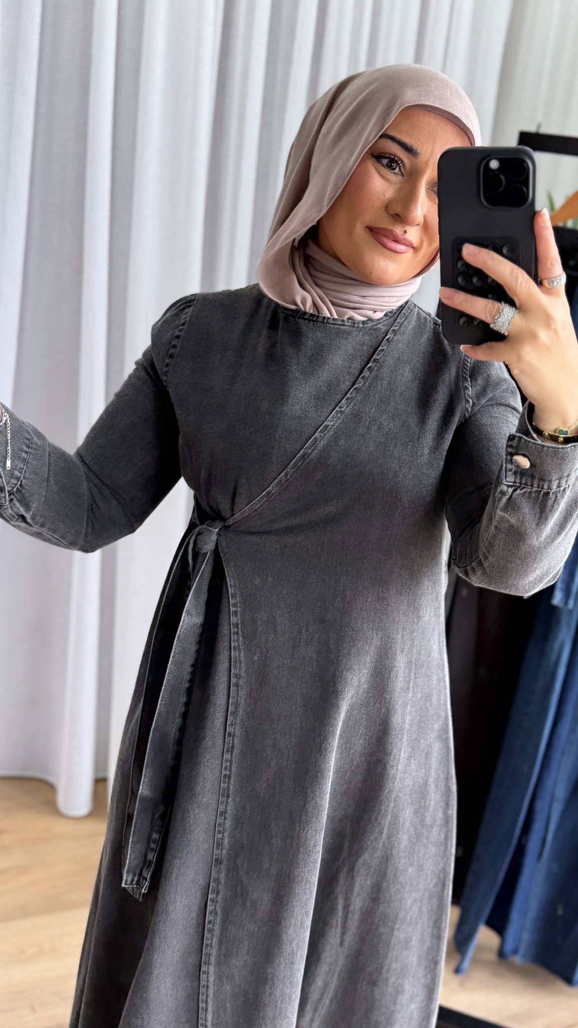 Defne Denim Dress
