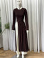 SLIT LYCRA DRESS