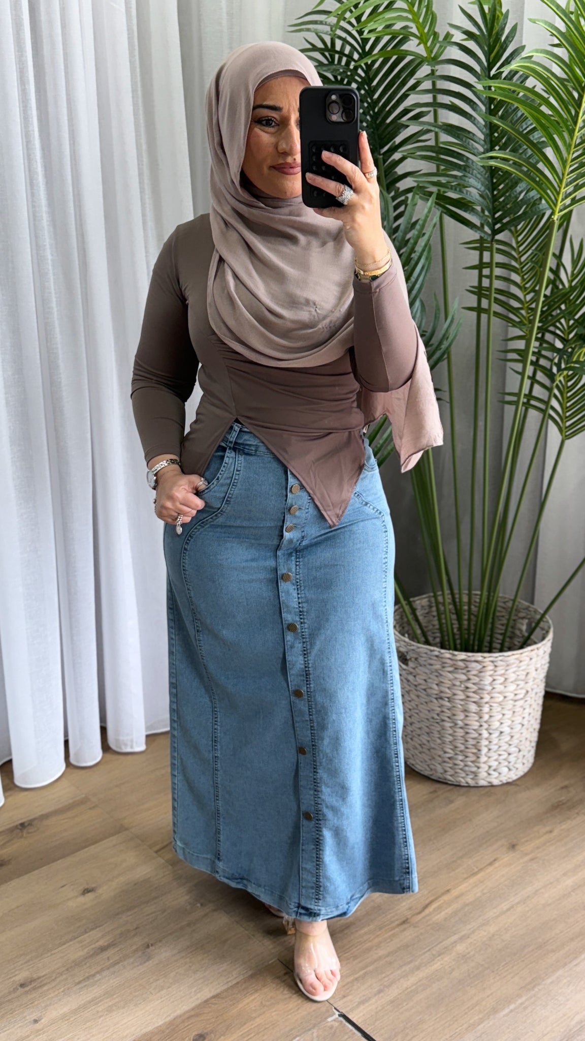Seda Denim Skirt