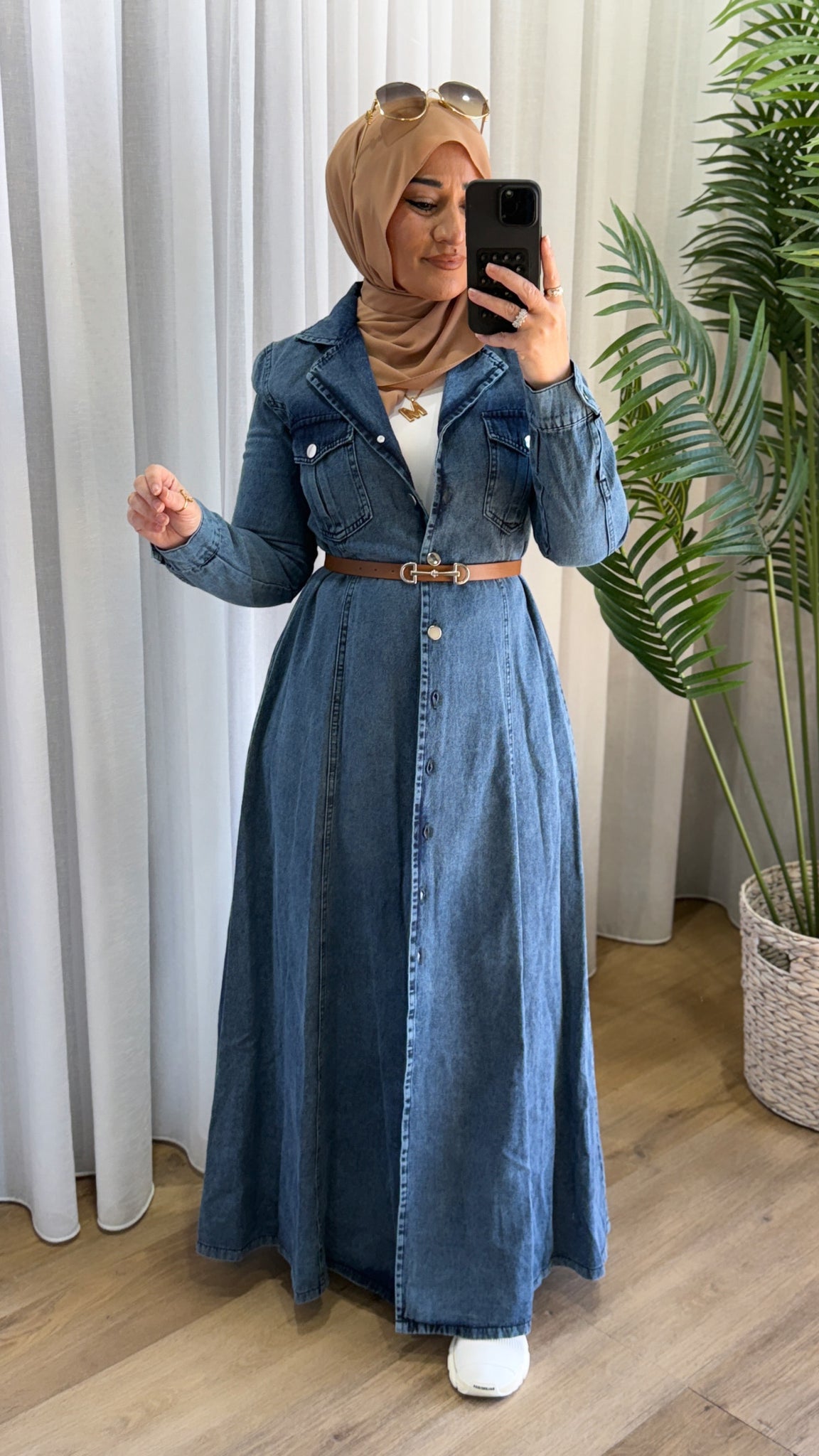 Aida Denim Dress
