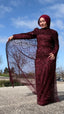 SEQUENCE CAPE DRESS