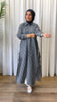 PINSTRIPE LONGLINE COTTON SHIRT