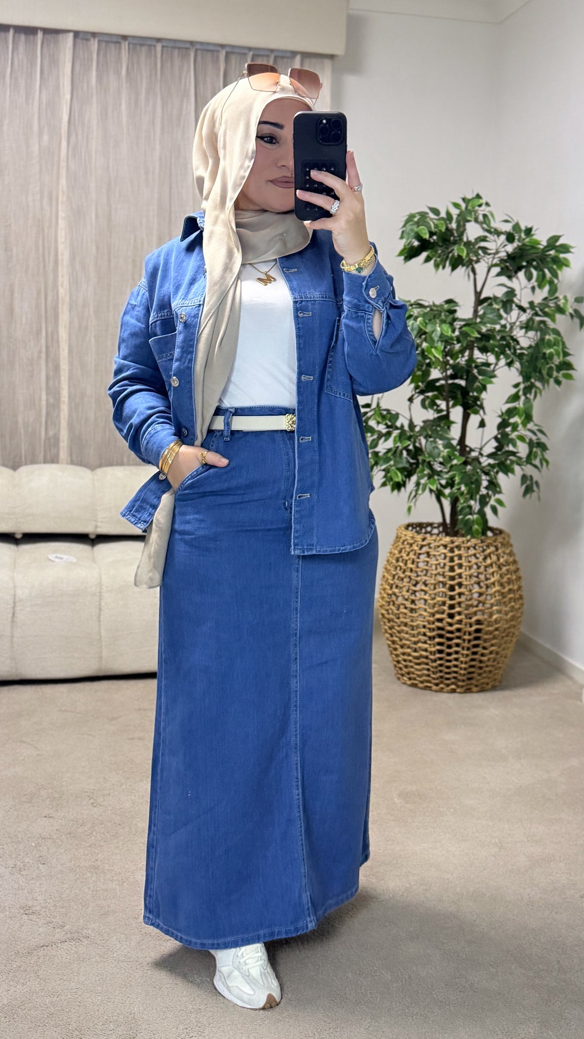 Blair Denim Skirt