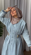 Brooch Denim Dress
