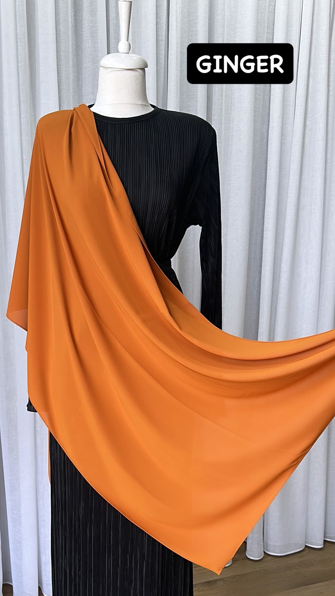 Shiffon Crepe Scarfs