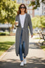 HOODED CARDIGAN