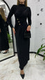 Gold Button Dress