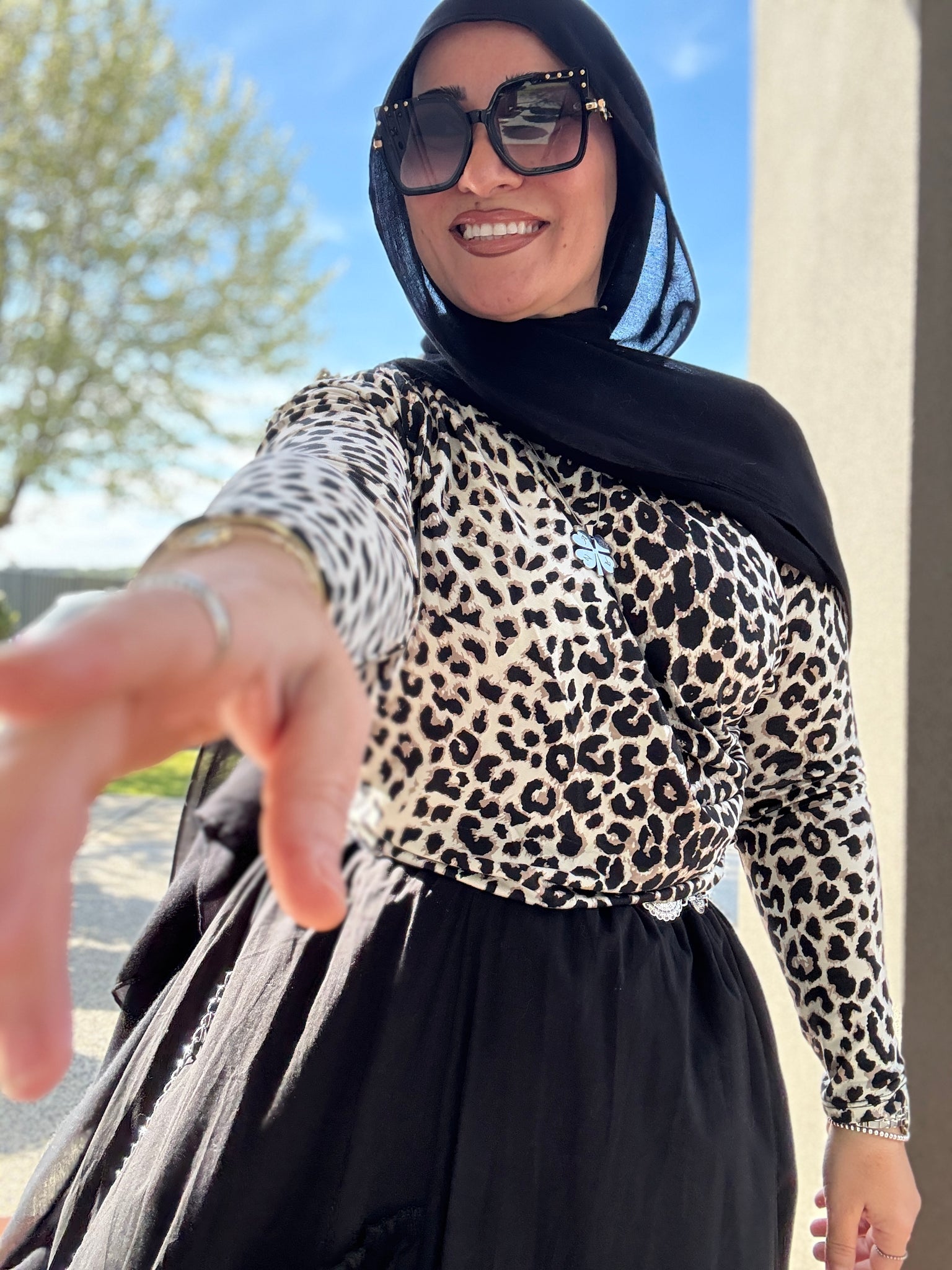 Leopard Chanel Top