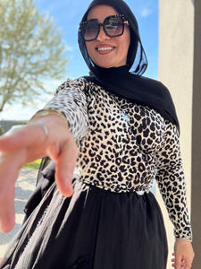 Leopard Chanel Top