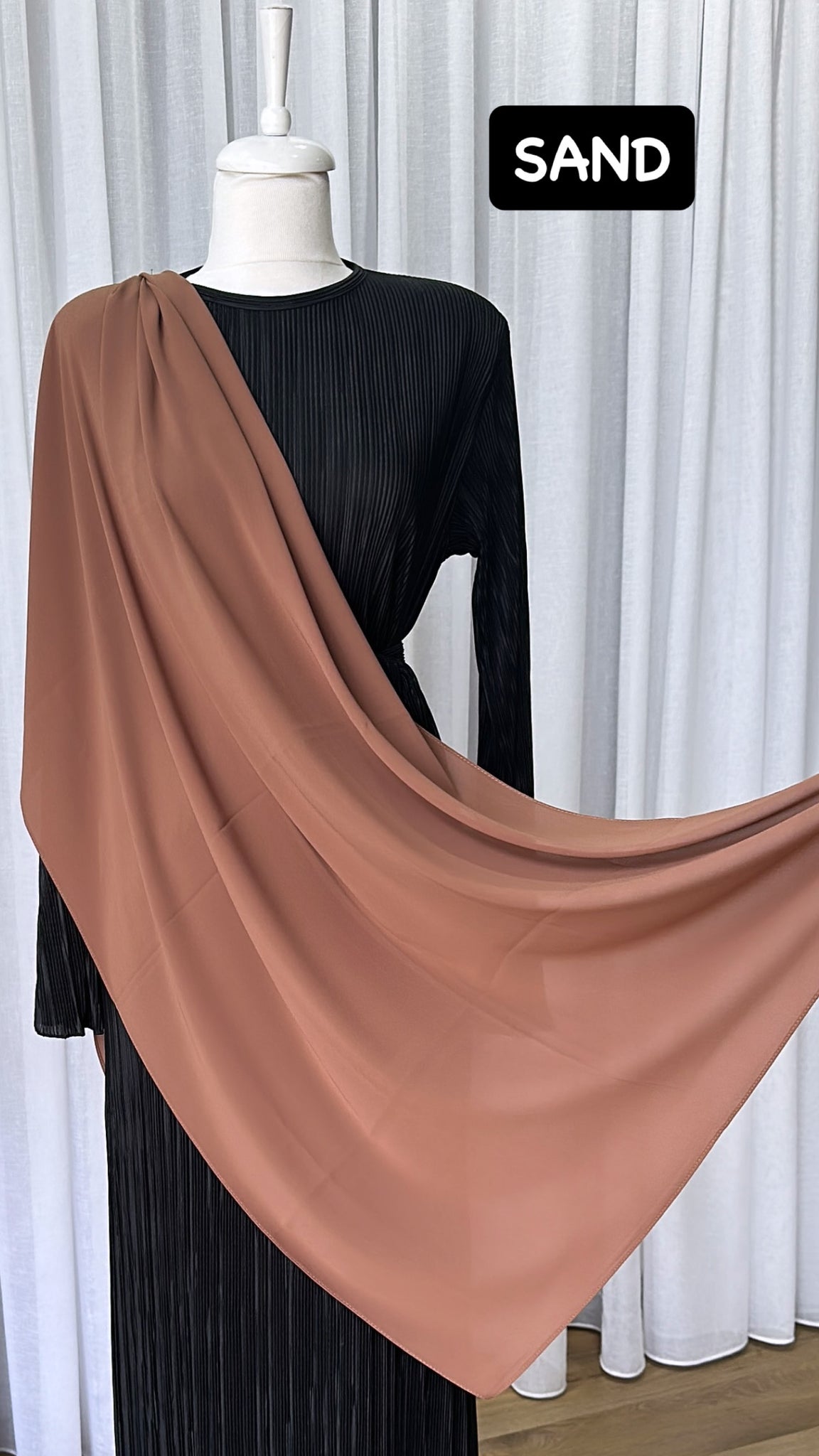 Shiffon Crepe Scarfs