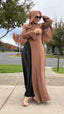 SLIT LYCRA DRESS